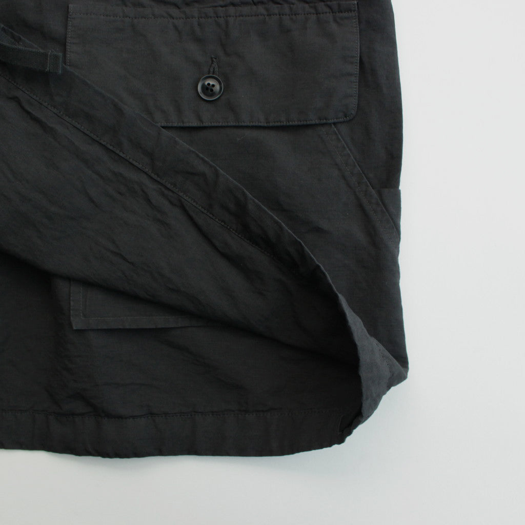 Weather Cloth Hooded Smock #Charcoal [6021-2501]