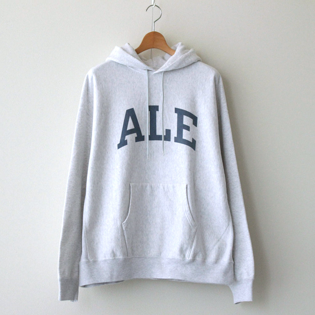 PRINT Sweat Hoodie P/O Big #HeatherWhite×ALE-Y [bROOTS23F27P]