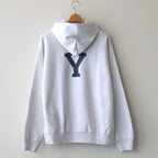 PRINT Sweat Hoodie P/O Big #HeatherWhite×ALE-Y [bROOTS23F27P]