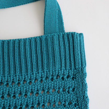 LOW GAUGE KNIT BAG #TURQUOISE [BN-24SI-003]