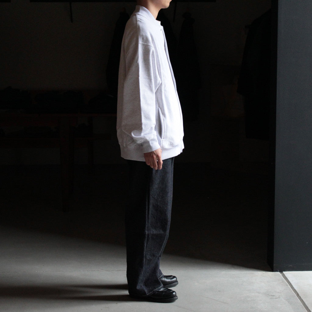 Soft&Hard Sweat Snap Cardigan #HeatherWhite [bROOTS23F25]