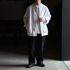 Soft&Hard Sweat Snap Cardigan #HeatherWhite [bROOTS23F25]