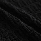 SHINE TWIST COTTON POLO SKIPPER #BLACK [BN-24SL-048]