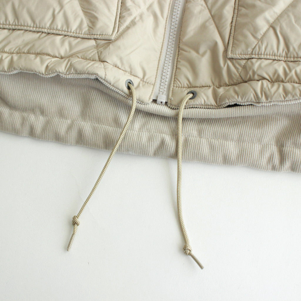 Corduroy Field Reversible Jacket #Stone [NY2366N]