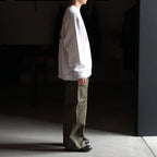 PRINT Sweat Crew-neck P/O Big #HeatherWhite×IT-M [bROOTS23F26P]