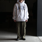 PRINT Sweat Hoodie P/O Big #HeatherWhite×ALE-Y [bROOTS23F27P]