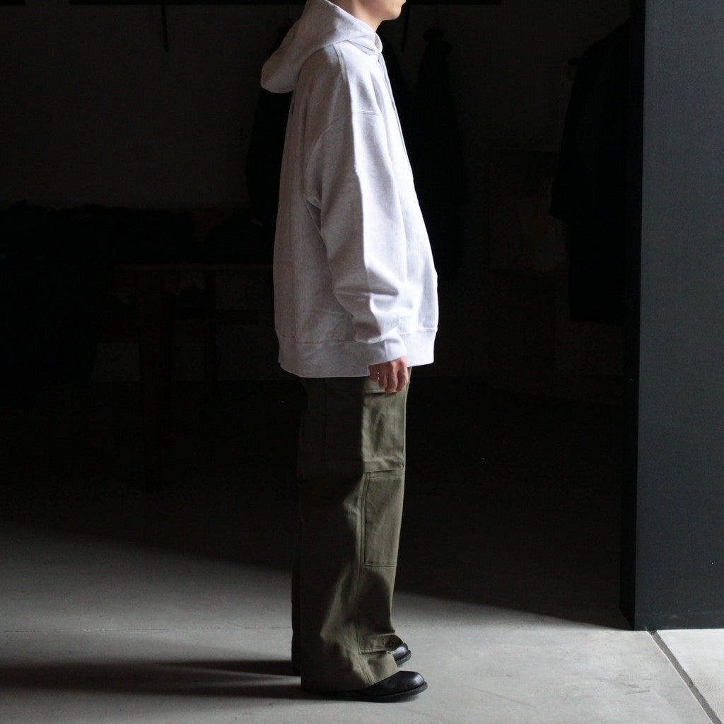 PRINT Sweat Hoodie P/O Big #HeatherWhite×ALE-Y [bROOTS23F27P]