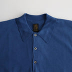 THE SEAISLAND COTTON HIGH GAUGE POLO S/S #BLUE [BN-24SM-057]