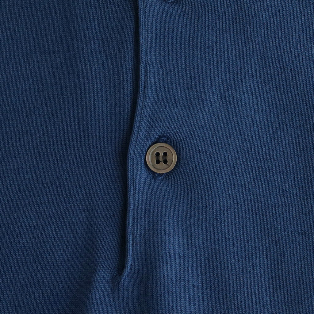 THE SEAISLAND COTTON HIGH GAUGE POLO S/S #BLUE [BN-24SM-057]