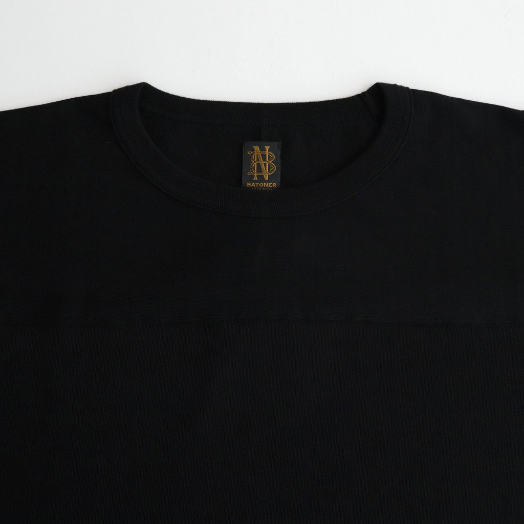 MERIYASU FOOTBALL T-SHIRT #BLACK [BN-24SM-061]