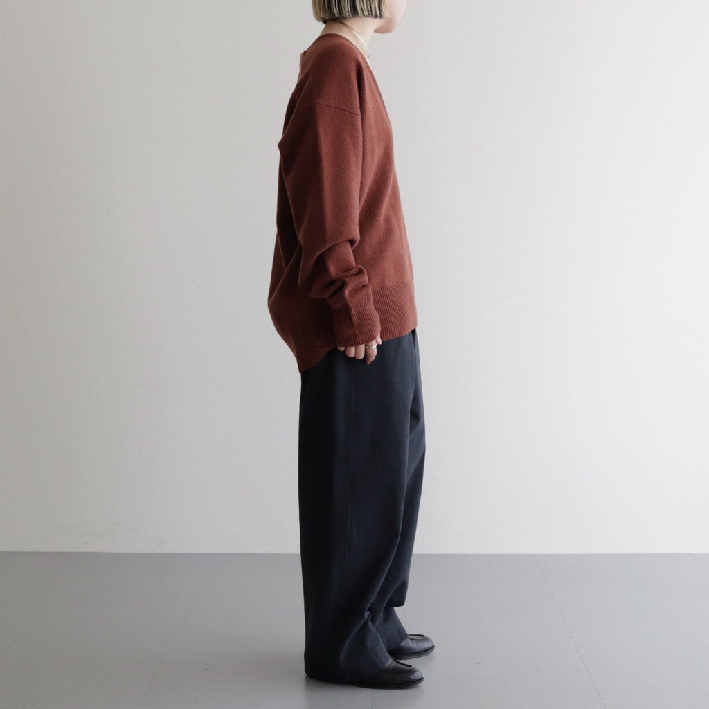 LAMBS WOOL KN P/O #BROWN [16832 60074]