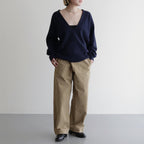 LAMBS WOOL KN P/O #NAVY [16832 60074]