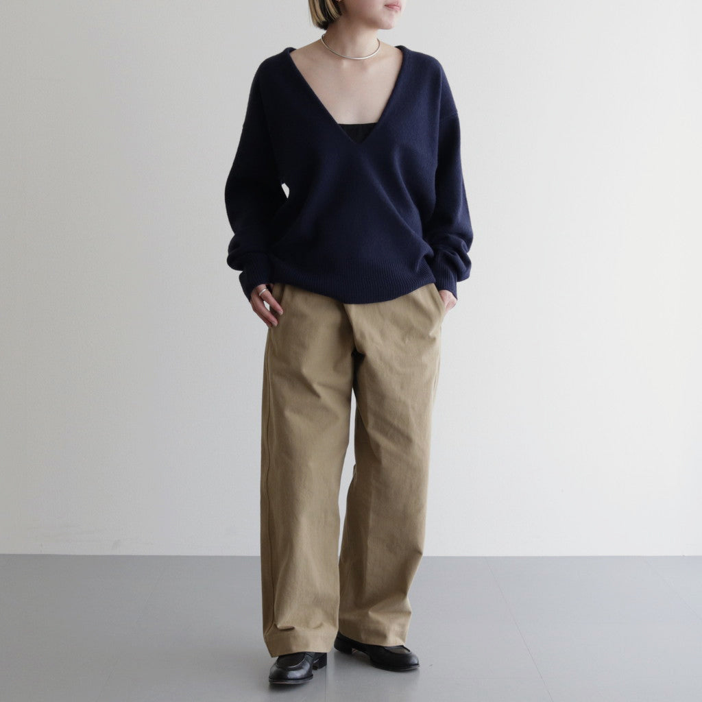 LAMBS WOOL KN P/O #NAVY [16832 60074]