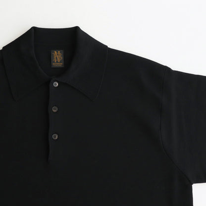 32G SMOOTH WOOL POLO #BLACK [BN-24FM-024]