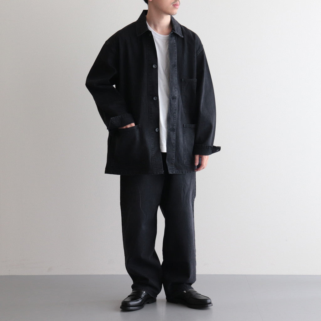 THE RERACS ブラック カバーオール メンズ THE RERACS ブラック