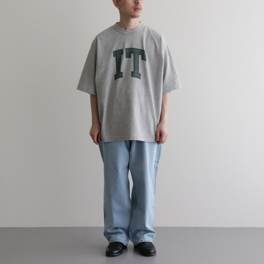 IT-M 88/12 Print Tee WIDE #HeatherGrey [bROOTS24S27A]