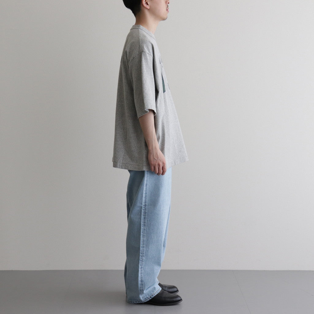 IT-M 88/12 Print Tee WIDE #HeatherGrey [bROOTS24S27A]