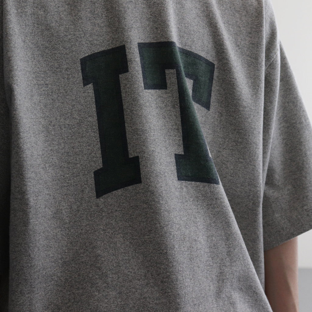 IT-M 88/12 Print Tee WIDE #HeatherGrey [bROOTS24S27A]