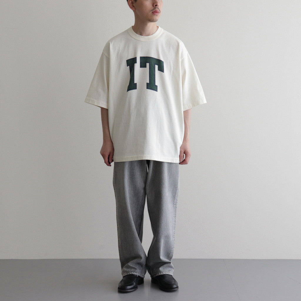 IT-M 88/12 Print Tee WIDE #Ivory [bROOTS24S27A]