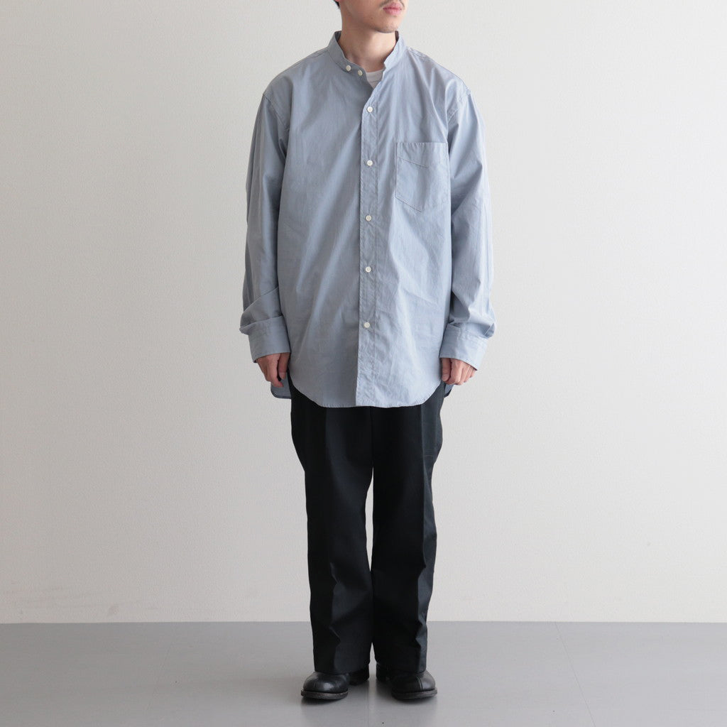 OFFICER TROUSERS WIDE #INK BLACK [PM-401]