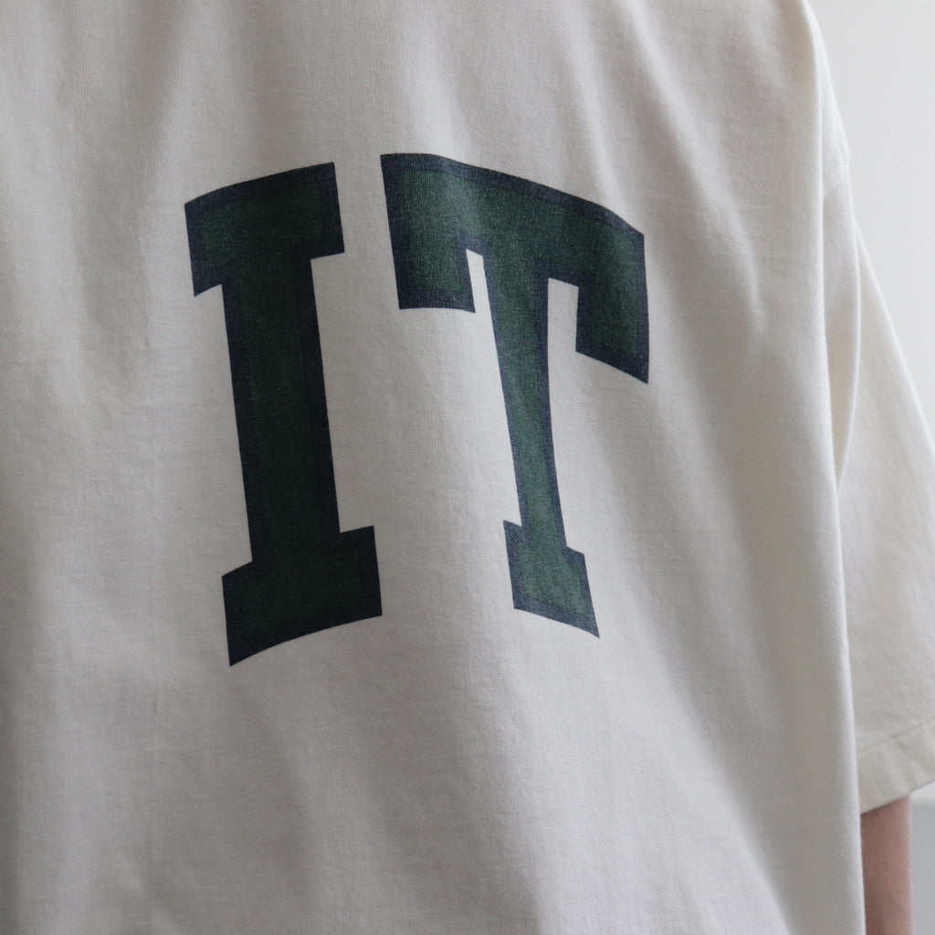 IT-M 88/12 Print Tee WIDE #Ivory [bROOTS24S27A]