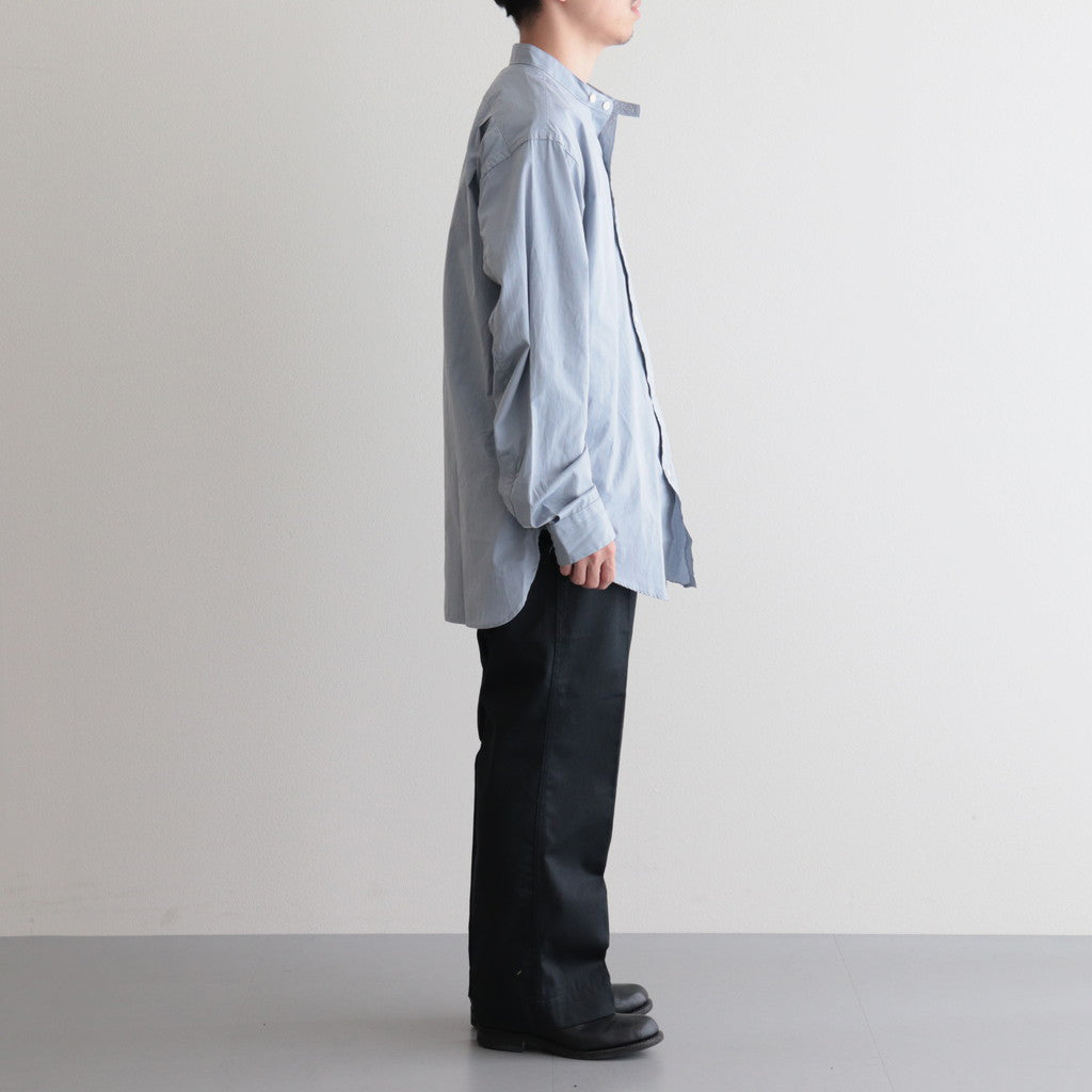 OFFICER TROUSERS WIDE #INK BLACK [PM-401]