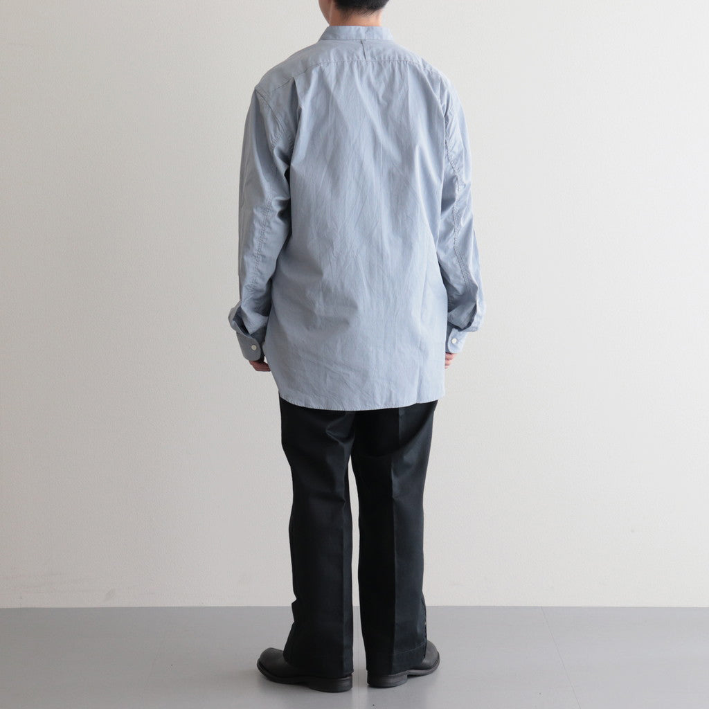 OFFICER TROUSERS WIDE #INK BLACK [PM-401]