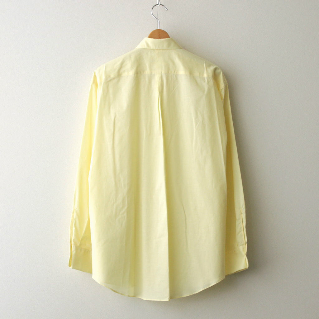 ORGANIC PERU PIMA COTTON LOAN COMFORT FIT SHIRT #YELLOW [A24A-18SH02C]