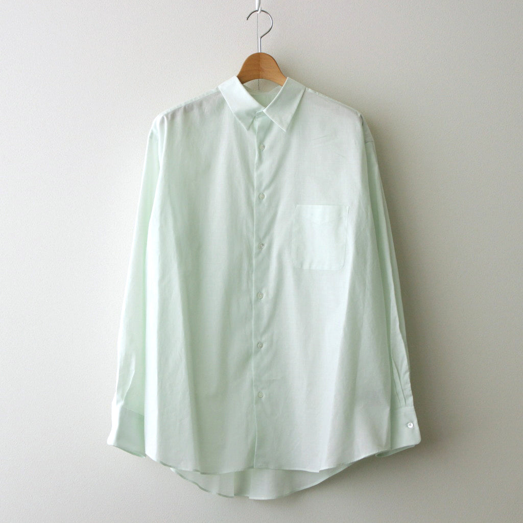 ORGANIC PERU PIMA COTTON LOAN COMFORT FIT SHIRT #GREEN [A24A-18SH02C]