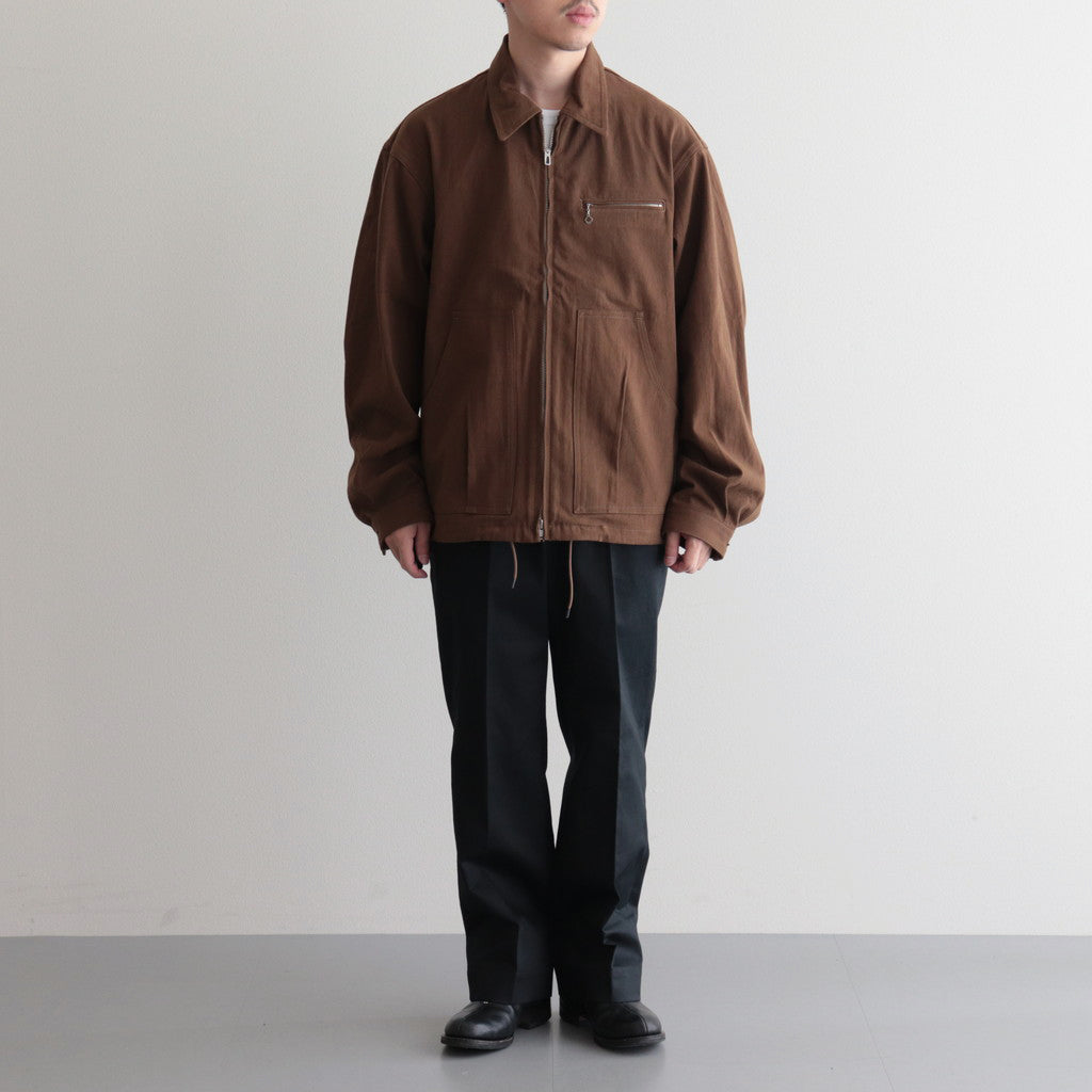 OFFICER TROUSERS REGULAR #INK BLACK [PM-402]