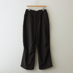 KNEE TUCK PANTS #DARK BROWN [M24A-08PT02C]