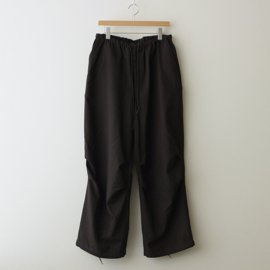 KNEE TUCK PANTS #DARK BROWN [M24A-08PT02C]