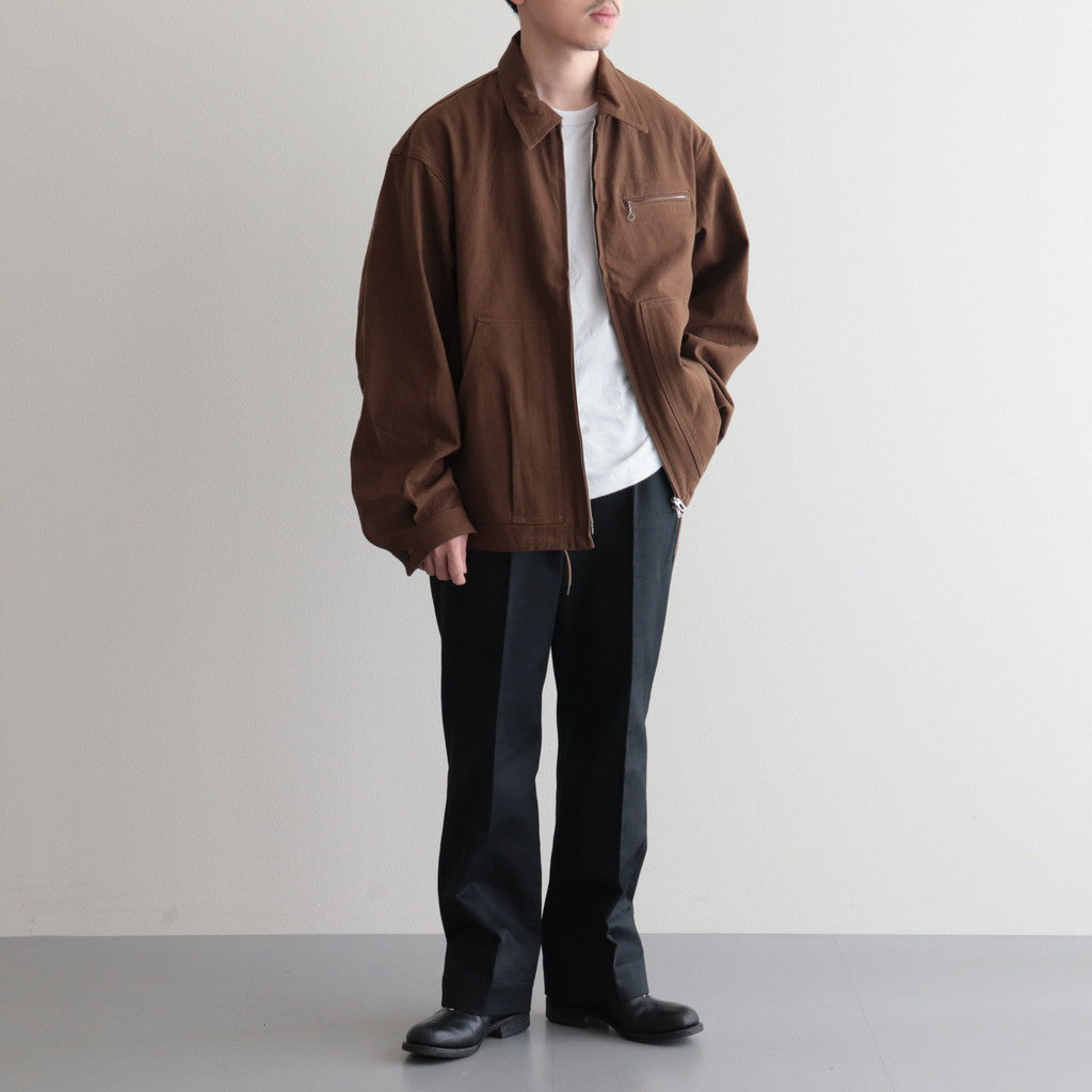 OFFICER TROUSERS REGULAR #INK BLACK [PM-402]