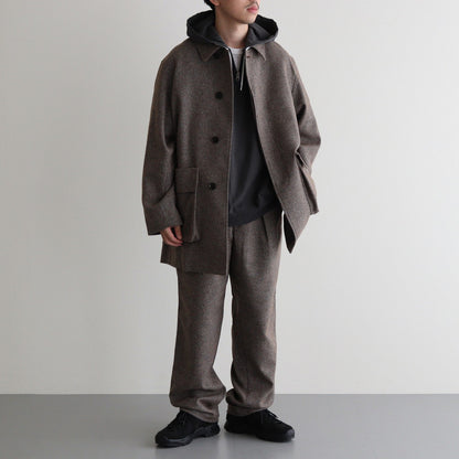 Rambling Wool Coverall Jacket #Brown [6043-2506]