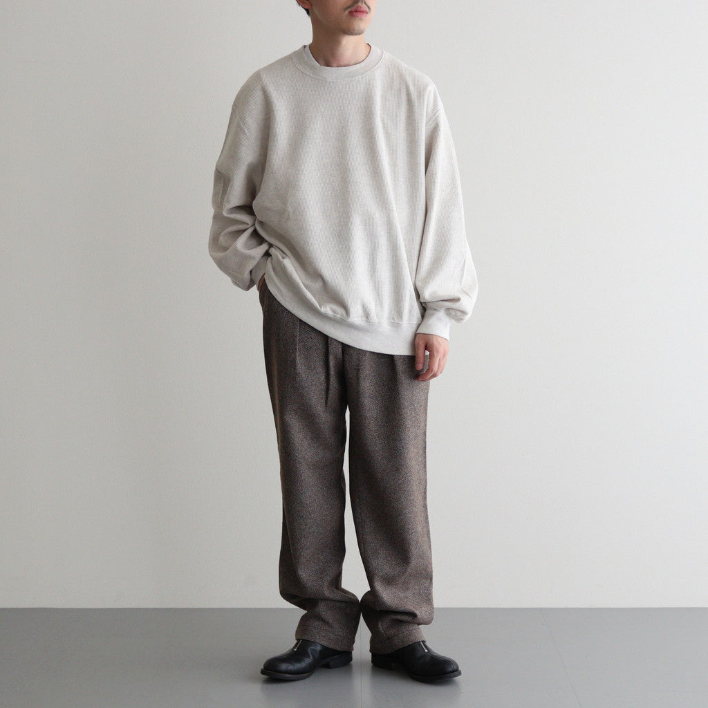 6 Pocket Wool Trousers #Brown [6043-1402]