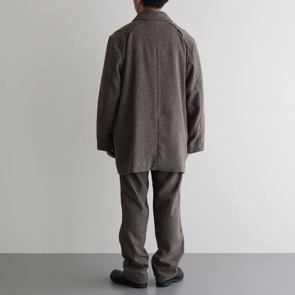 Rambling Wool Coverall Jacket #Brown [6043-2506]