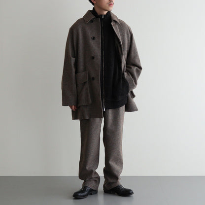 Rambling Wool Coverall Jacket #Brown [6043-2506]