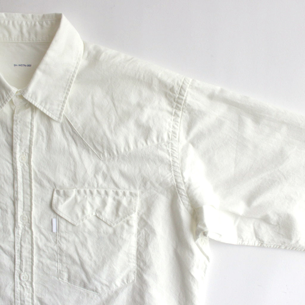 WESTERN SHIRT #WHITE [SH-WSTN-003]