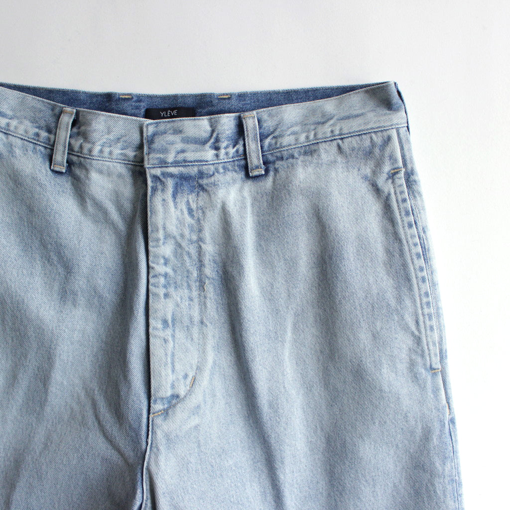 13.5oz DENIM TROUSERS FADE #ICE INDIGO [17032 40554]
