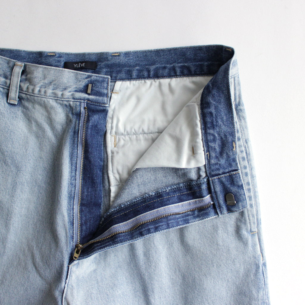13.5oz DENIM TROUSERS FADE #ICE INDIGO [17032 40554]