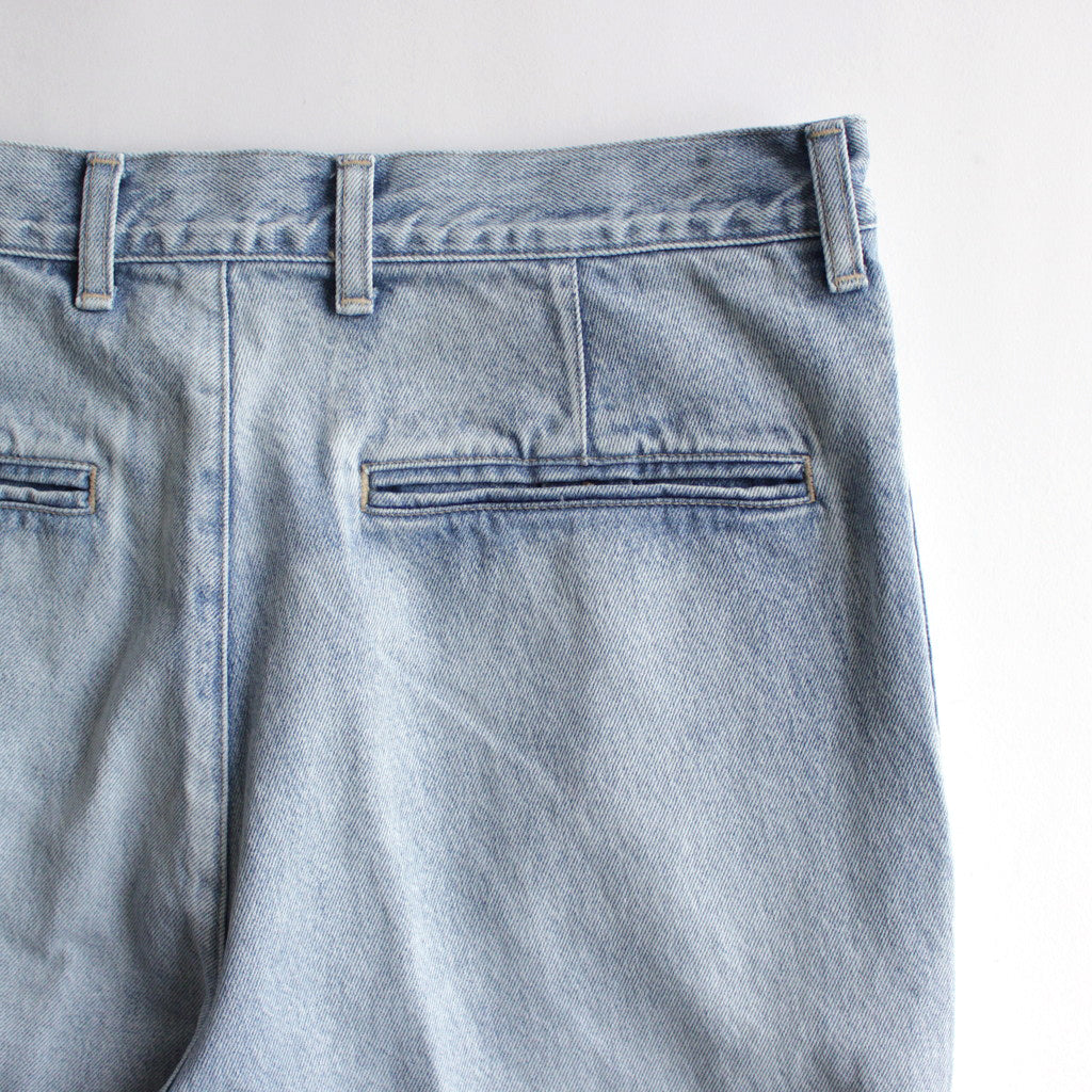 13.5oz DENIM TROUSERS FADE #ICE INDIGO [17032 40554]
