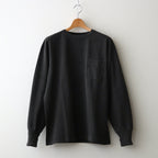 LONG SLEEVE TUBE TEE #BLACK [241OJ-CT10]