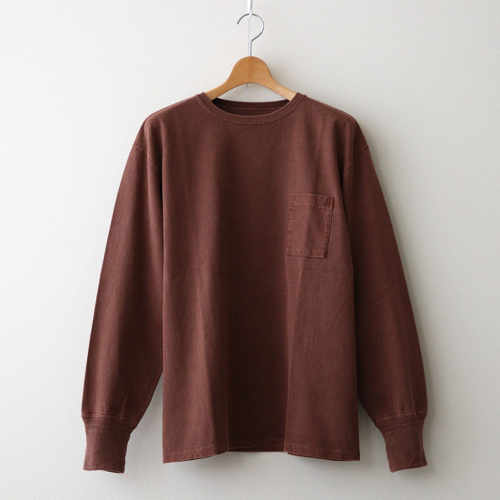 LONG SLEEVE TUBE TEE #BARK [241OJ-CT10]