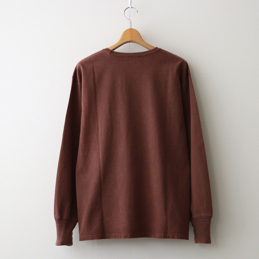 LONG SLEEVE TUBE TEE #BARK [241OJ-CT10]