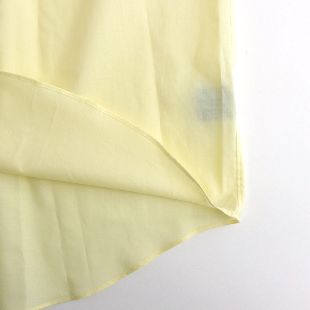 ORGANIC PERU PIMA COTTON LOAN COMFORT FIT SHIRT #YELLOW [A24A-18SH02C]