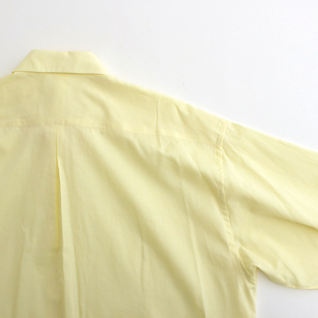 ORGANIC PERU PIMA COTTON LOAN COMFORT FIT SHIRT #YELLOW [A24A-18SH02C]