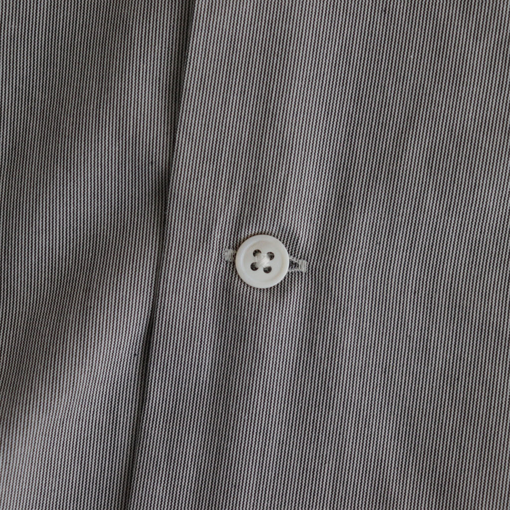 SHORT SLEEVE OPEN COLLAR SHIRT #BLACK STRIPE [SH-WLRS-005]