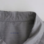 SHORT SLEEVE OPEN COLLAR SHIRT #BLACK STRIPE [SH-WLRS-005]