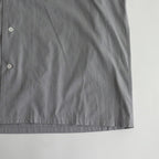 SHORT SLEEVE OPEN COLLAR SHIRT #BLACK STRIPE [SH-WLRS-005]