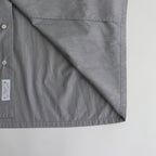 SHORT SLEEVE OPEN COLLAR SHIRT #BLACK STRIPE [SH-WLRS-005]